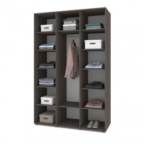СТОУН С32 Шкаф 3-х створчатый (золотой дуб/графит) в Урае - uray.mebel24.online | фото 3