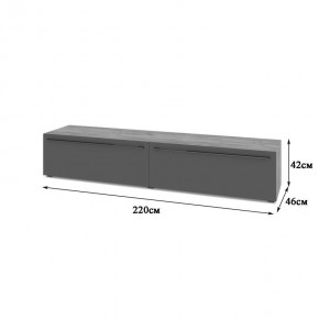 СТОУН С72 Тумба ТВ (золотой дуб/графит) в Урае - uray.mebel24.online | фото 2