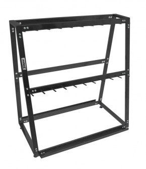 Стойка лыжная двухсторонняя на 20 пар цв. черный SystemX в Урае - uray.mebel24.online | фото