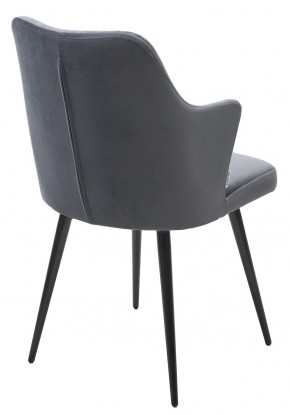 Стул HERMAN 360 град. BM-3 ТЕМНО-СЕРЫЙ, велюр / черный каркас М-City в Урае - uray.mebel24.online | фото 4