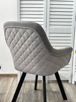 Стул JET 360 град. поворот. B22 Серый, велюр / черный каркас, М-City в Урае - uray.mebel24.online | фото 2