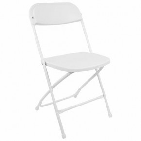 Стул складной BRABIX "Golf CF-002", белый каркас, пластик белый, 532887 в Урае - uray.mebel24.online | фото 2