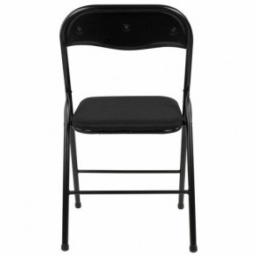 Стул складной BRABIX "Golf CF-007", чёрный каркас, чёрная ткань, 532892 в Урае - uray.mebel24.online | фото 3