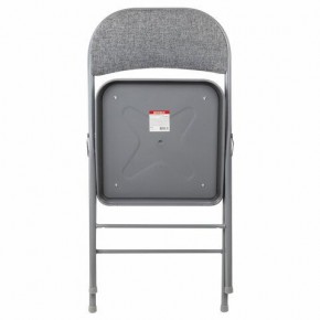 Стул складной BRABIX "Golf Plus CF-003 КОМФОРТ", серый каркас, серая ткань, 532890 в Урае - uray.mebel24.online | фото 3