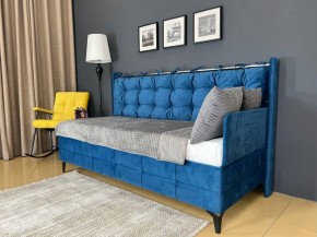 СВЕТЛАНА 3 Кровать линейная (Синий) в Урае - uray.mebel24.online | фото 2