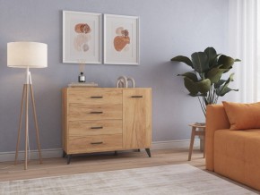СВЕТЛАНА LOFT Комод-тумба  (дуб золотой) в Урае - uray.mebel24.online | фото 3