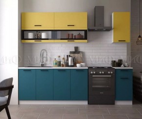 ТЕХНО Кухонный гарнитур 2,0 м Компоновка №2 в Урае - uray.mebel24.online | фото 3