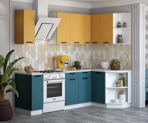 ТЕХНО Кухонный гарнитур угловой 1,7х1,3 м Компоновка №6 в Урае - uray.mebel24.online | фото