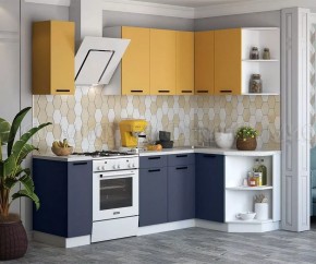 ТЕХНО Кухонный гарнитур угловой 1,7х1,3 м Компоновка №6 в Урае - uray.mebel24.online | фото 2