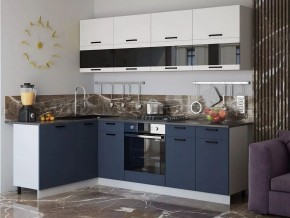 ТЕХНО Кухонный гарнитур угловой 2,4х1,6 м Компоновка №4 в Урае - uray.mebel24.online | фото 2