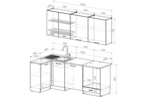 ТЕРЦИЯ Кухонный гарнитур Стандарт (1600 мм) в Урае - uray.mebel24.online | фото 2