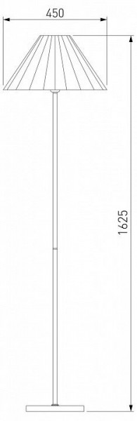 Торшер Eurosvet Peony 01133/1 хром/графит в Урае - uray.mebel24.online | фото 3