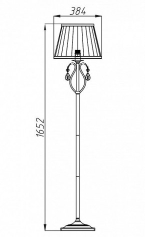Торшер Maytoni Brionia ARM172-11-G в Урае - uray.mebel24.online | фото 2