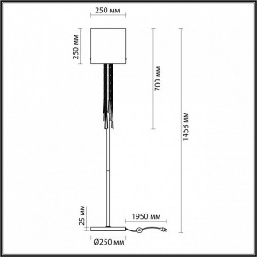 Торшер Odeon Light Nicole 4890/1F в Урае - uray.mebel24.online | фото 4