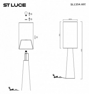 Торшер ST-Luce Jackie SL1354.605.01 в Урае - uray.mebel24.online | фото 5