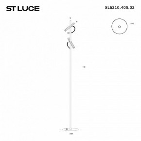 Торшер ST-Luce LILT SL6210.405.02 в Урае - uray.mebel24.online | фото 2