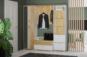 Тумба для обуви НМ 013.25 "Санти" (Белый/Крафт Золотой) в Урае - uray.mebel24.online | фото 3