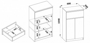 Тумба для обуви ТП-12 в Урае - uray.mebel24.online | фото 4