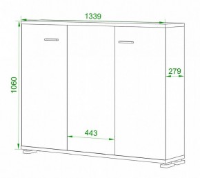 Тумба Домино нельсон ПУ-60-4 в Урае - uray.mebel24.online | фото 2