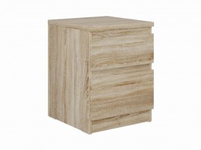 Тумба КАСТОР малая с двумя ящиками, цвет Дуб Сонома в Урае - uray.mebel24.online | фото