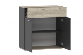 Тумба НМ 013.77 "Санти" (Антрацит/Крафт Серый) в Урае - uray.mebel24.online | фото 2