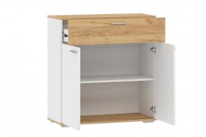 Тумба НМ 013.77 "Санти" (Белый/Крафт Золотой) в Урае - uray.mebel24.online | фото 2