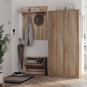 Тумба ОРИОН с одной полкой для обуви, цвет Дуб Сонома в Урае - uray.mebel24.online | фото 4