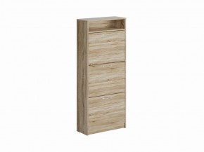 Тумба ОРИОН с тремя полками для обуви, цвет Дуб Сонома в Урае - uray.mebel24.online | фото