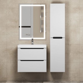 Тумба под раковину Uperwood Tanos 60 см, подвесная, белая/графит в Урае - uray.mebel24.online | фото 13