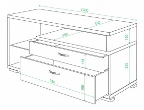 Тумба под ТВ Домино ТК-10 в Урае - uray.mebel24.online | фото 2