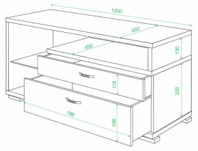 Тумба под ТВ Домино ТК-10М в Урае - uray.mebel24.online | фото 2