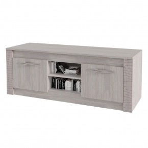 Тумба под ТВ Монако ТБ-27 (ясень белый/F12) створки распашные в Урае - uray.mebel24.online | фото