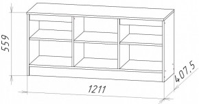 НИЦЦА-9 Тумба под ТВ (НЦ.09) в Урае - uray.mebel24.online | фото 2