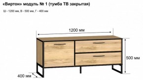 Тумба под ТВ Виртон-1 в Урае - uray.mebel24.online | фото 10