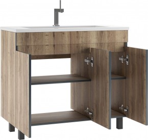 Тумба под умывальник "Modul 100"Dolche Dark без ящика Домино (DD5402T) в Урае - uray.mebel24.online | фото 3