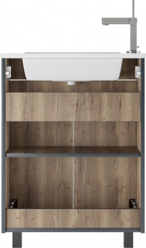 Тумба под умывальник "Modul 60"Dolche Dark без ящика Домино (DD5403T) в Урае - uray.mebel24.online | фото 4