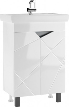 Тумба под умывальник "Томь 60" Vector без ящика Домино (DV6602T) в Урае - uray.mebel24.online | фото
