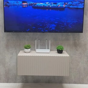 Тумба подвесная под ТВ LINES MTV1-MA 750 Бежевый (Леда-М 10.1.5) в Урае - uray.mebel24.online | фото 5