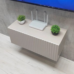Тумба подвесная под ТВ LINES MTV1-MA 750 Бежевый (Леда-М 10.1.5) в Урае - uray.mebel24.online | фото 6