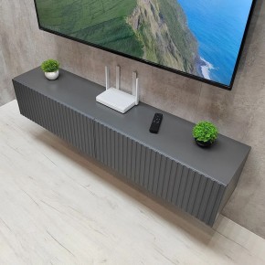 Тумба подвесная под ТВ LINES MTV1-MA 750 Темно-серый (Графит-M 10.1.25) в Урае - uray.mebel24.online | фото 11
