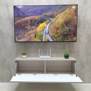 Тумба подвесная под ТВ LINES MTV4-MA 1150 Бежевый (Леда-М 10.1.5) в Урае - uray.mebel24.online | фото 3