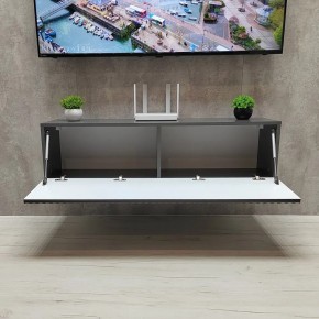 Тумба подвесная под ТВ LINES MTV4-MA 1150 Темно-серый (Графит-M 10.1.25) в Урае - uray.mebel24.online | фото 3