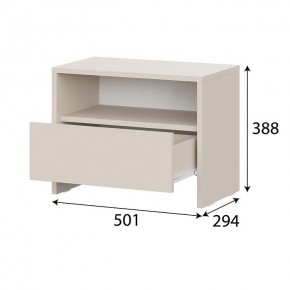 КАМЕЛИЯ 1 Серия 2 Тумба прикроватная Меланж в Урае - uray.mebel24.online | фото 3