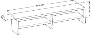 ТВ-тумба Энкель ТВ16, тамбурат, цвет белый в Урае - uray.mebel24.online | фото 3