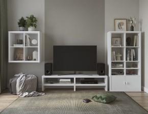ТВ-тумба Энкель ТВ16, тамбурат, цвет белый в Урае - uray.mebel24.online | фото 4