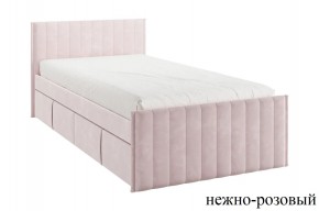ТВИКС Кровать с ящиками 900 (нежно-розовый) в Урае - uray.mebel24.online | фото