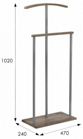 Вешалка для костюма Дэви 1 в Урае - uray.mebel24.online | фото 12