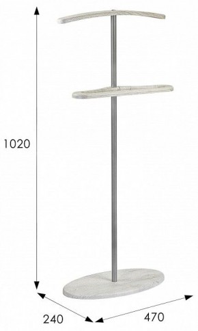 Вешалка для костюма Дэви 3 в Урае - uray.mebel24.online | фото 10