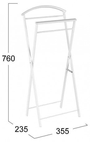 Вешалка для костюма Контур в Урае - uray.mebel24.online | фото 2