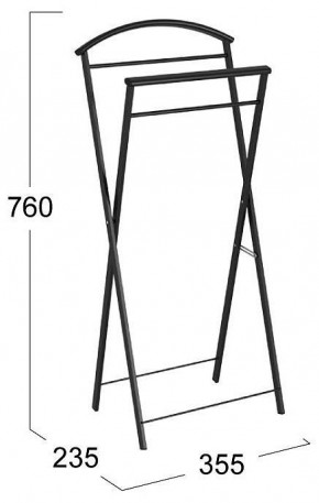 Вешалка для костюма Контур в Урае - uray.mebel24.online | фото
